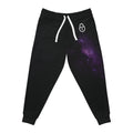 Galaxy Nebula Athletic Joggers — Purple Space Print Sweatpants