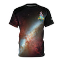 Galaxy Nebula All-Over Print Tee — "FRANK+" Vertical Space Design