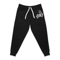 Embroidered Ninja Logo Joggers — Men's Athletic Black Sweatpants