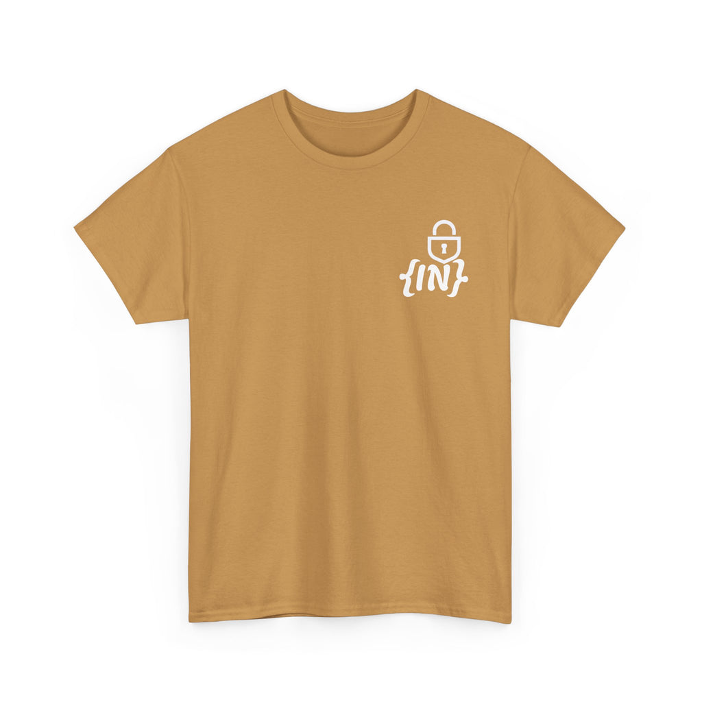 FINJ Lock Logo T‑Shirt — Minimalist Streetwear Tee