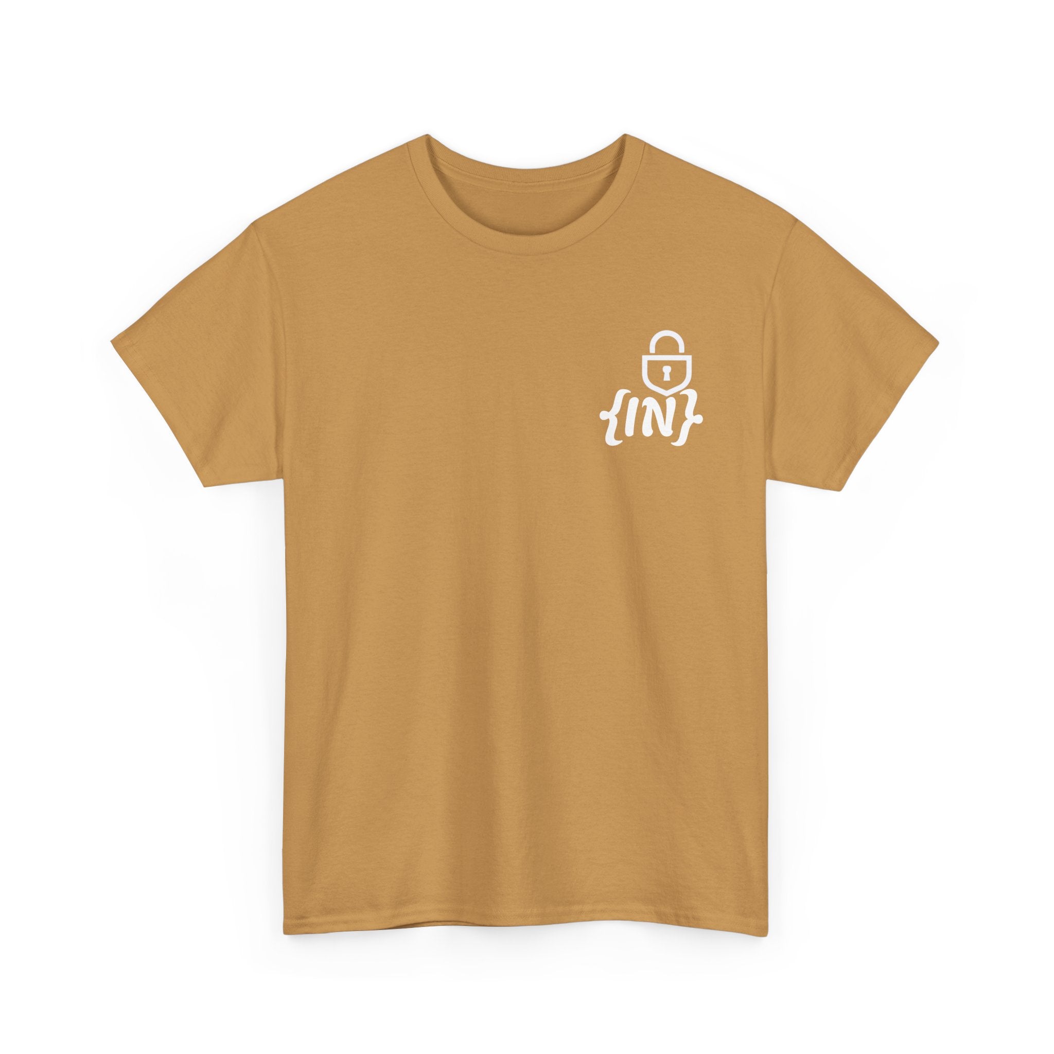FINJ Lock Logo T‑Shirt — Minimalist Streetwear Tee