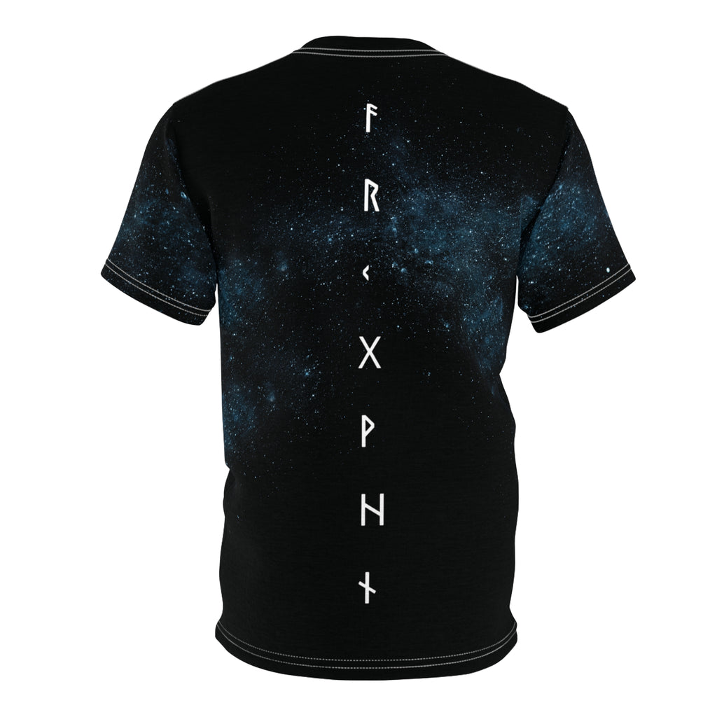 Moonlit Tropical Sunset Tee — Neon Beach Landscape T-Shirt