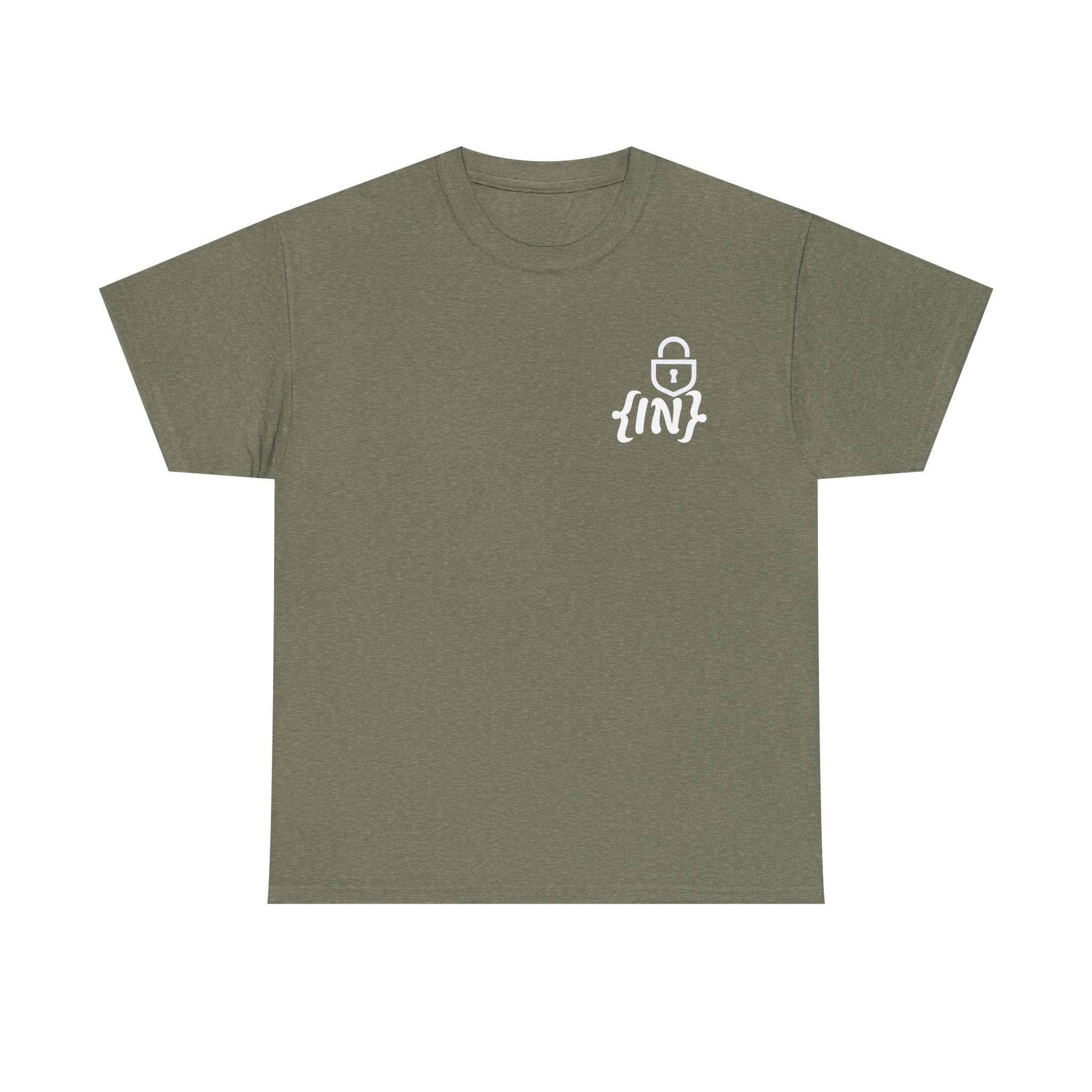 FINJ Lock Logo T‑Shirt — Minimalist Streetwear Tee